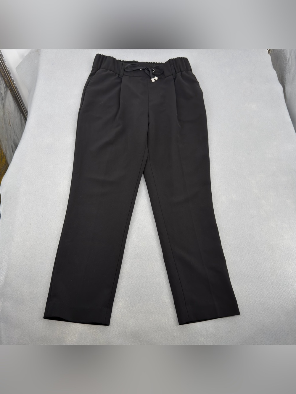 ATM Black Slim Fit Straight Leg Pants XS